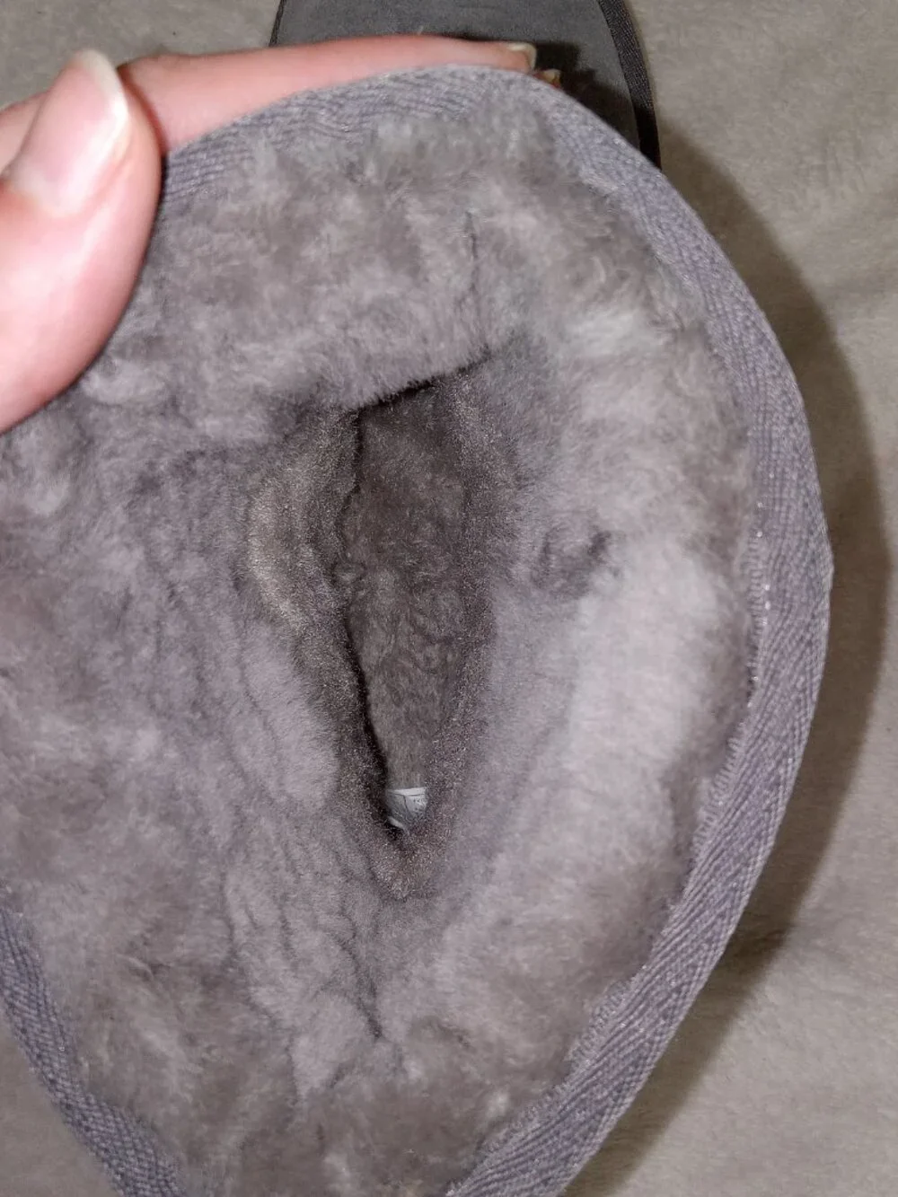 Koolaburra By UGG Koola Winter Boots Size 8 Gray Faux Fur Lined Suede NWOB